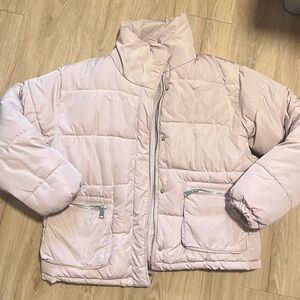 Light Pink Puffer Jacket